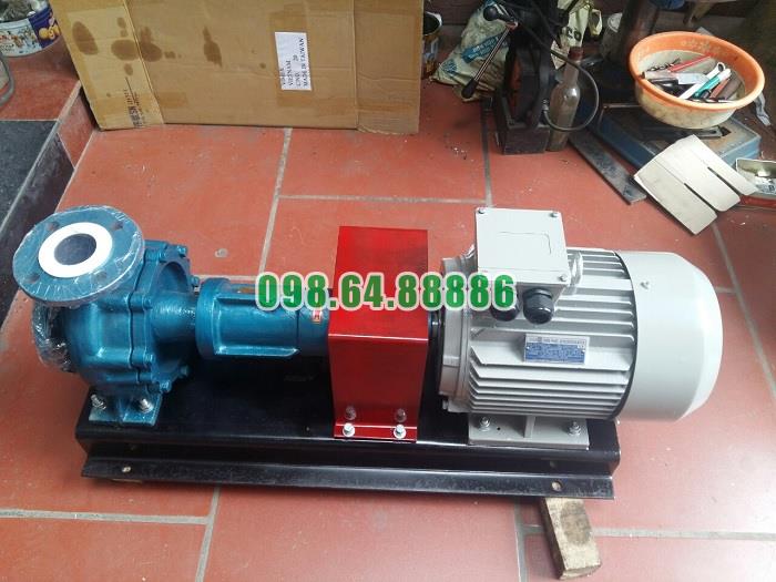 Bơm dầu truyền nhiệt RY50-32-200 lưu lượng 18 m3/h, công suất 5.5 kW, cột áp 50 m